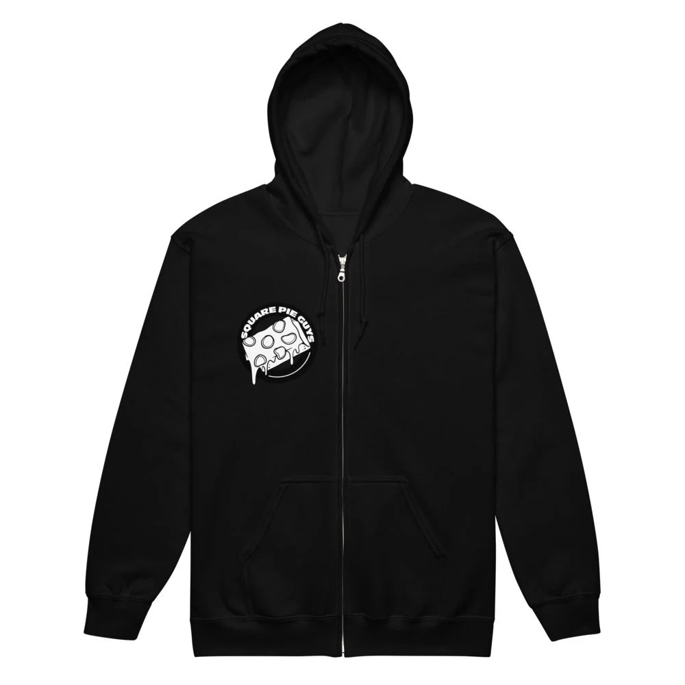 Slice Zip-Up Hoodie (Black)