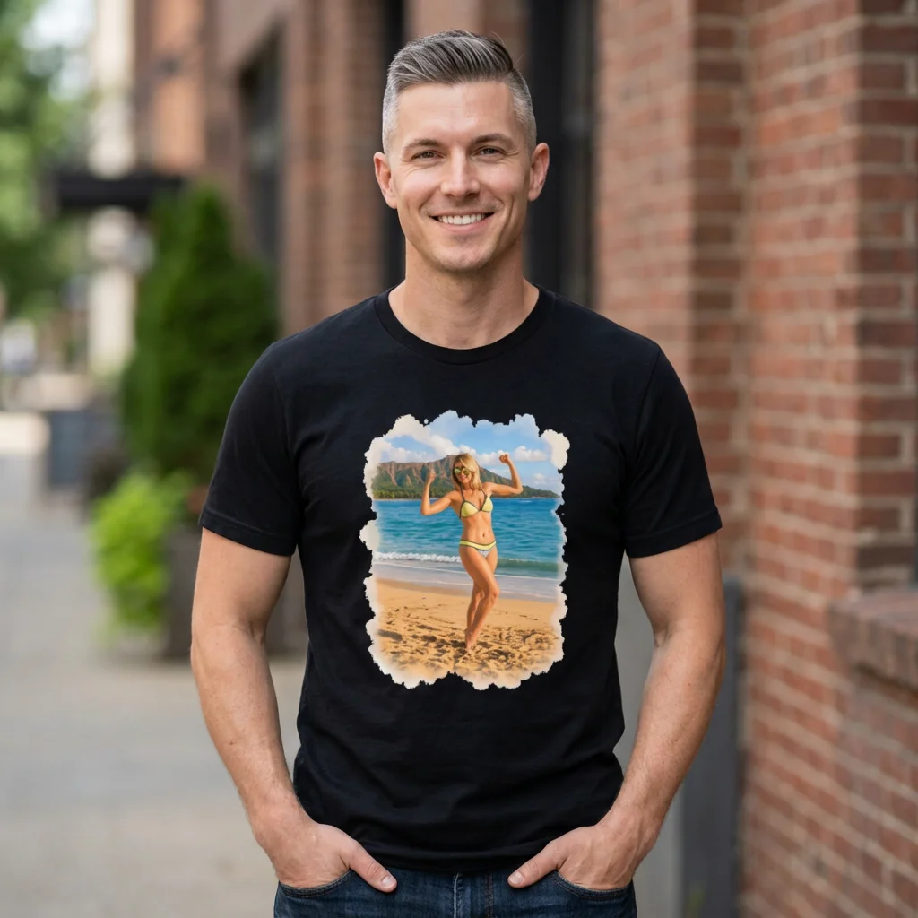 Aloha Tee lifestyle mockup