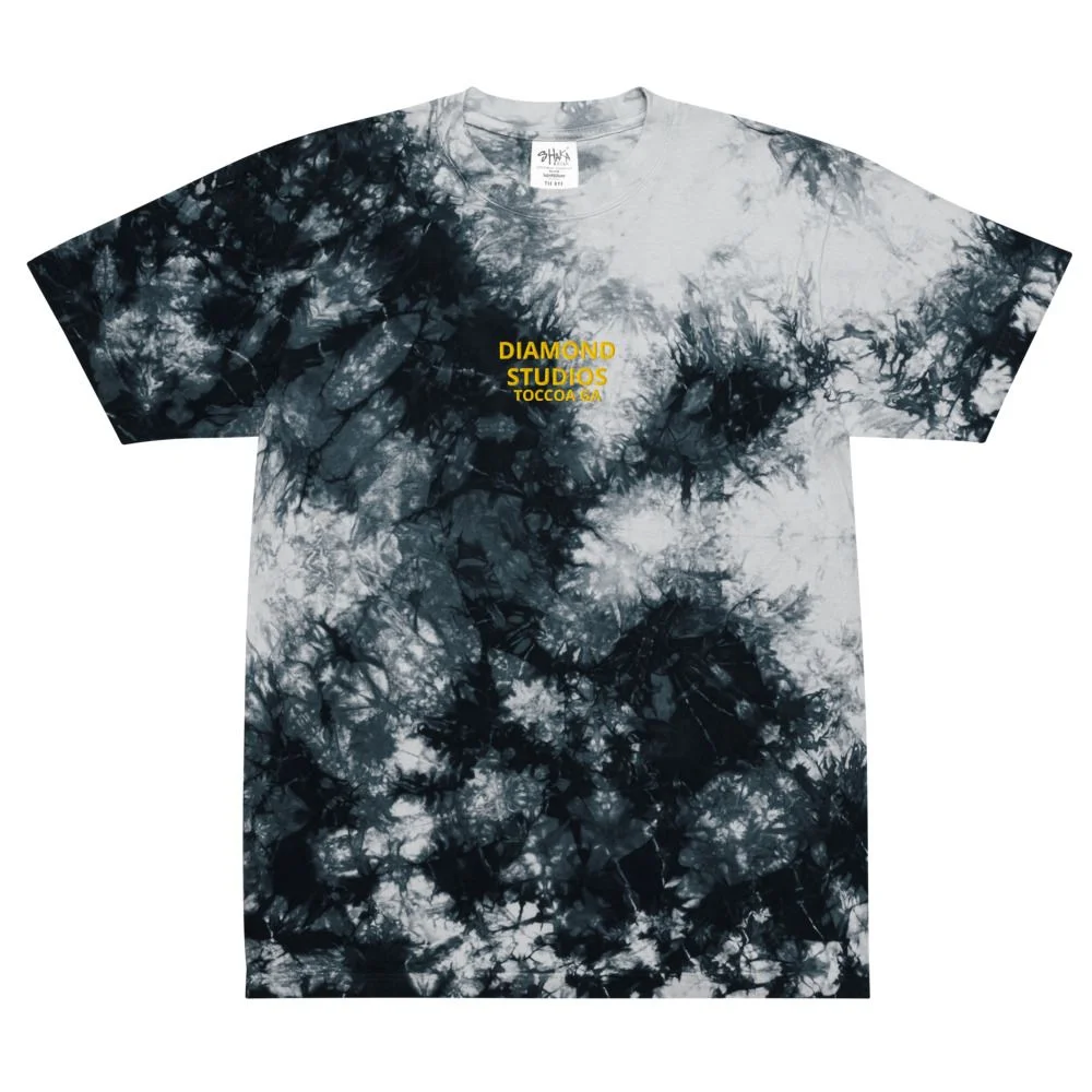 Embroidered Tie-Dye Diamond Studios Shirt