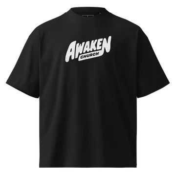 Awaken Church Swoop oversized high neck t-shirt