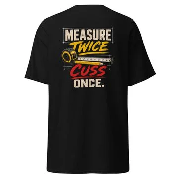 Measure Twice, Cuss Once Tee