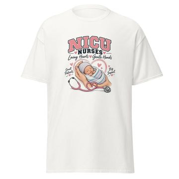 NICU Nurses Loving Hearts Gentle Hands Shirt