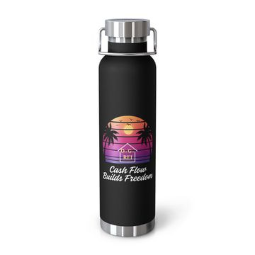 Cash Flow Builds Freedom Water Bottle