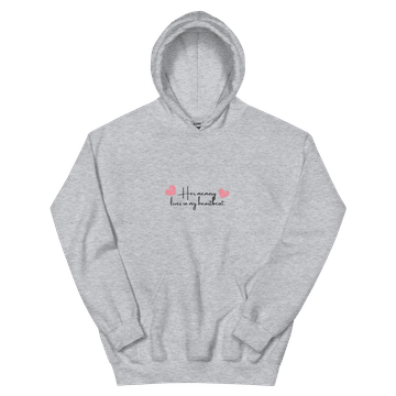 Her Memory Lives in My Heartbeat – Grief & Grace Memorial Unisex Hoodie