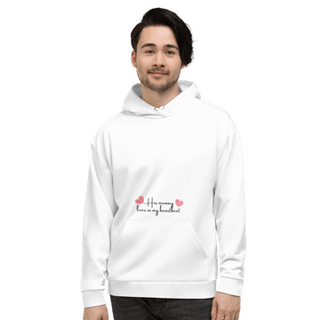 His Memory Lives in My Heartbeat – Memorial Unisex Hoodie