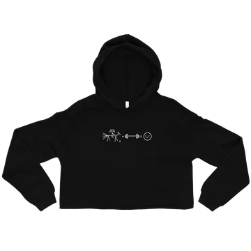 ChiefHeather Crop Hoodie