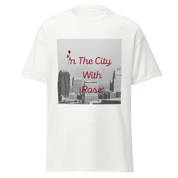 In The City w Rose Tee, purple