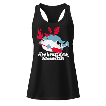 Womens fitted racerback tank top