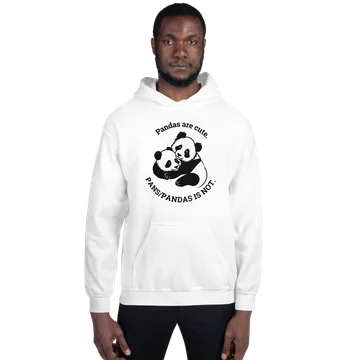 Pandas are cute. PANS/PANDAS is not. Unisex awareness hoodie