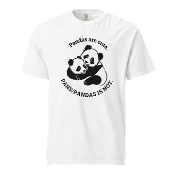 Pandas are cute. PANS/PANDAS is not. Unisex awareness T-shirt