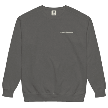 Balance Crewneck White Logo