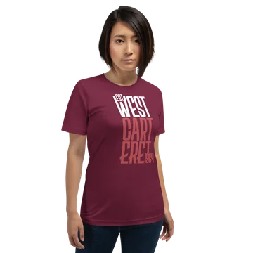 West Blocks Go BigRed Shirt (Ox, Maroon & Alizarin)