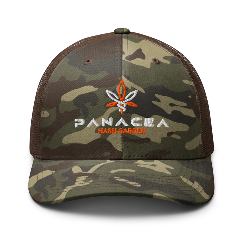 Camouflage trucker hat