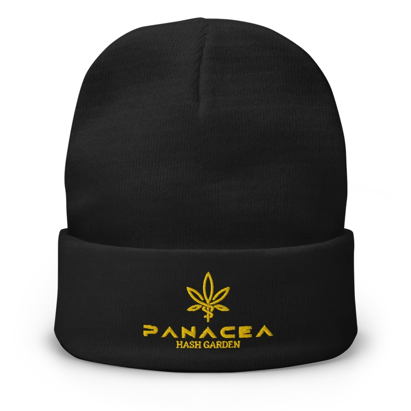 Embroidered beanie