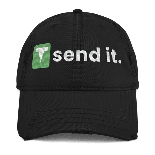 Send It Distressed Dad Hat, photo 1 of 4