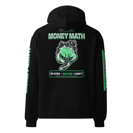 Money Math Oversized Hoodie, photo 2 of 4