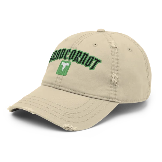GON Name Plate Distressed Dad Hat, photo 3 of 6