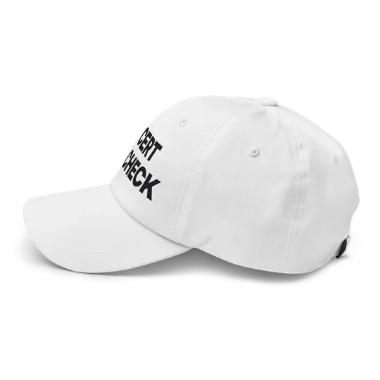 Cert Check Dad hat, photo 4 of 6