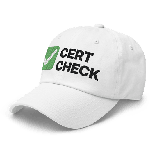 Cert Check Dad hat, photo 5 of 6