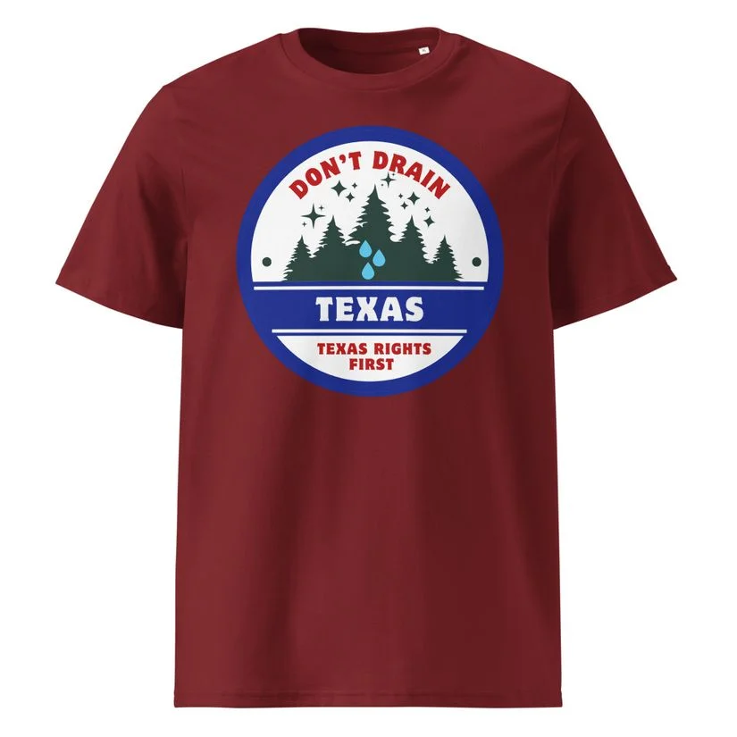 Don't Train Texas Cotton T-Shirt Red