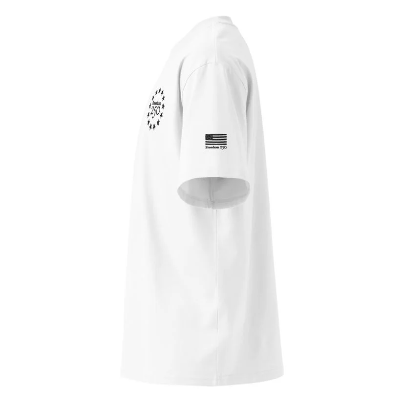 Organic Oversized Tee — left sleeve