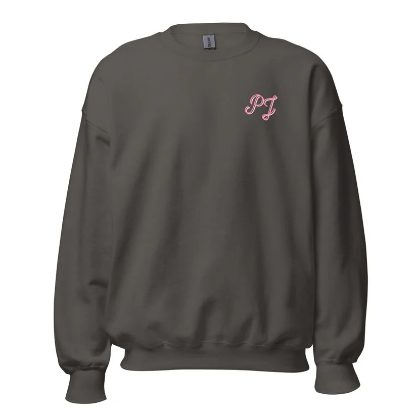 Field Crewneck in Charcoal