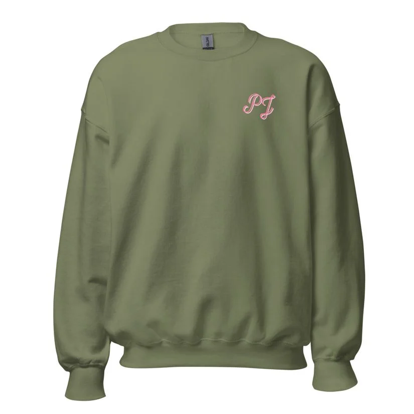 Field Crewneck in Military Green