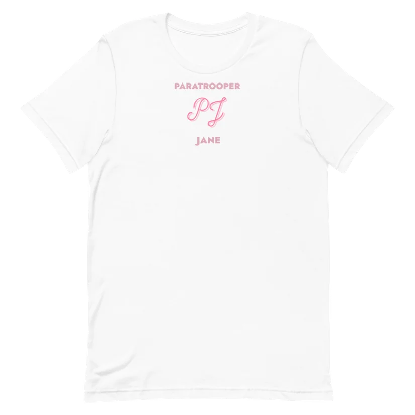 Static Line Tee in White