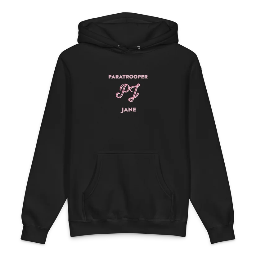 Drop Zone Hoodie in Black