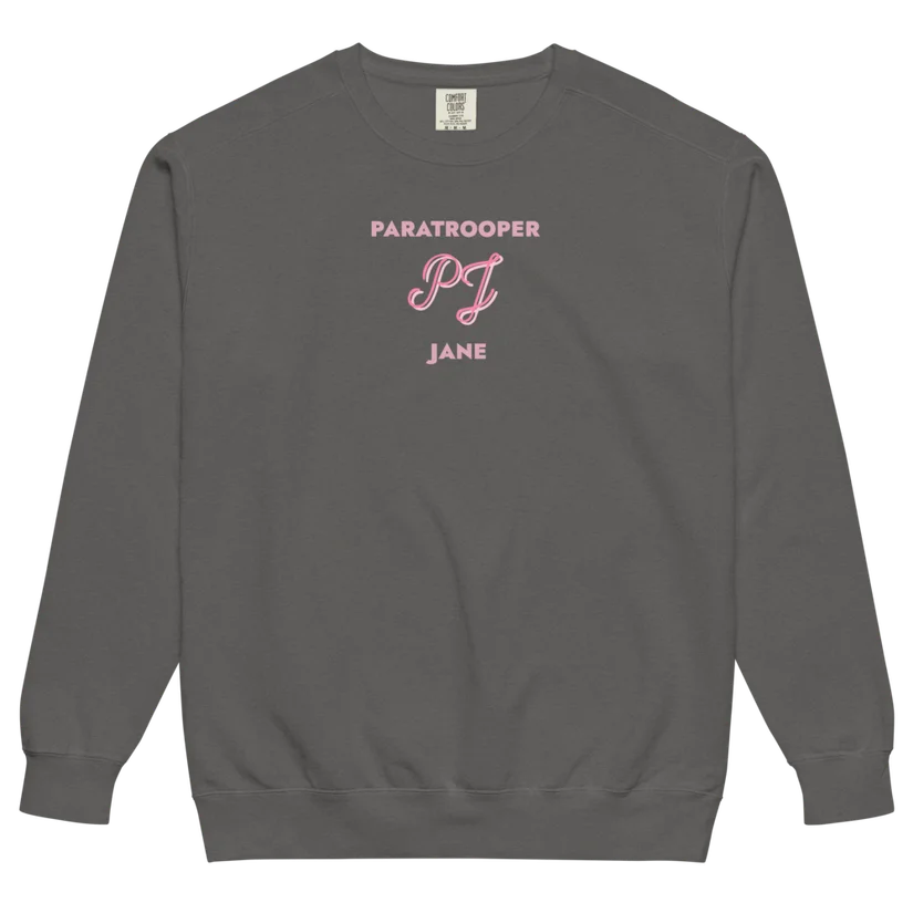 Signal Script Crewneck in Pepper