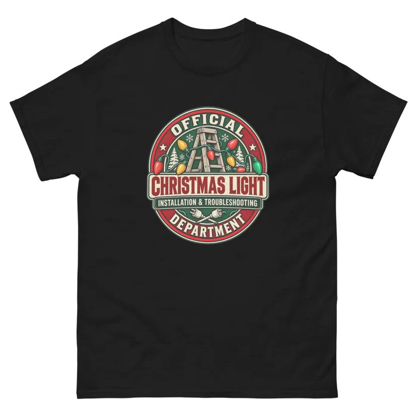 Christmas Light Installation Department Shirt