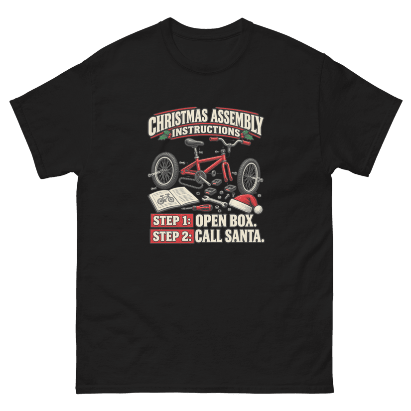 Christmas Assembly Instructions Shirt