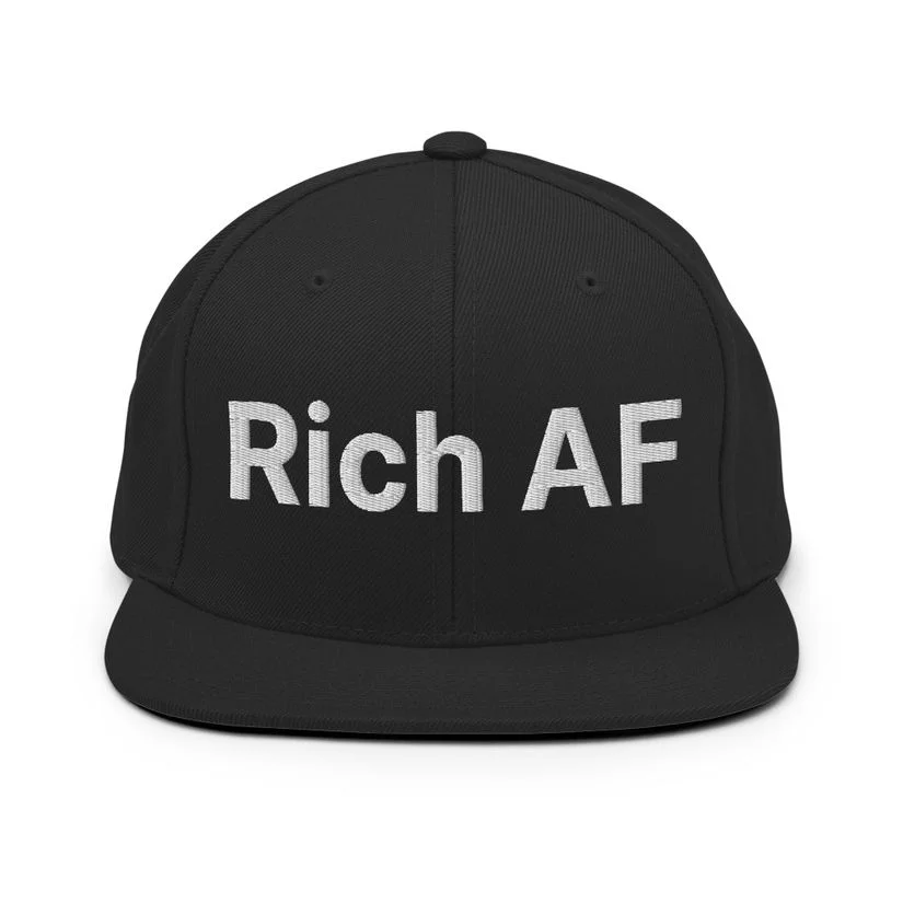 Rich AF Snapback Hat