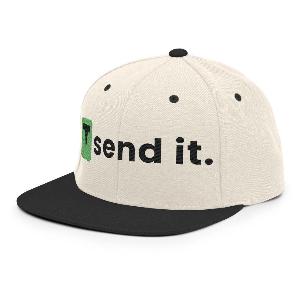 Send It Snapback in Natural / Black, photo 3 of 6
