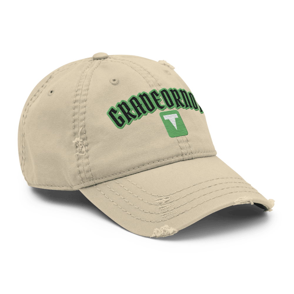 GON Name Plate Distressed Dad Hat, photo 5 of 6