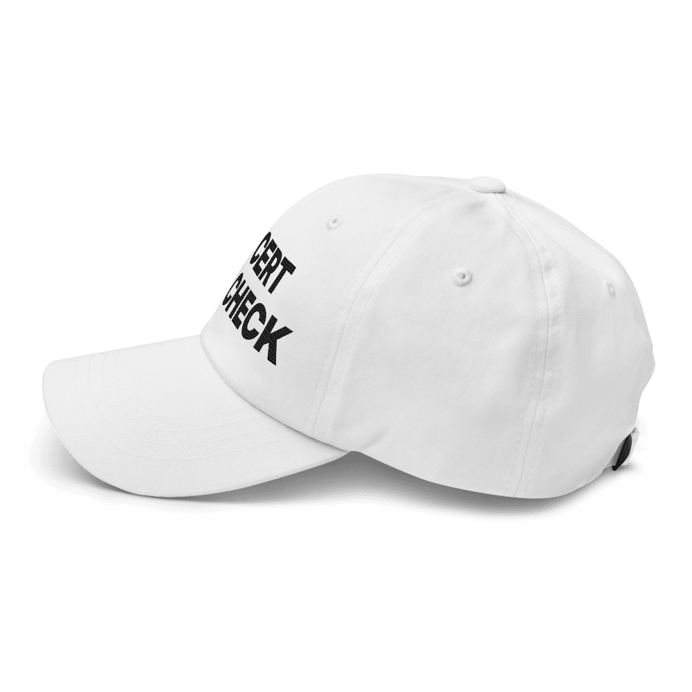 Cert Check Dad hat, photo 4 of 6
